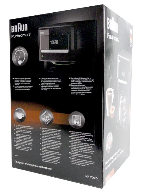 Braun KF 7020 PurAroma 7 Filterkaffeemaschine schwarz - Bild 2 von 2