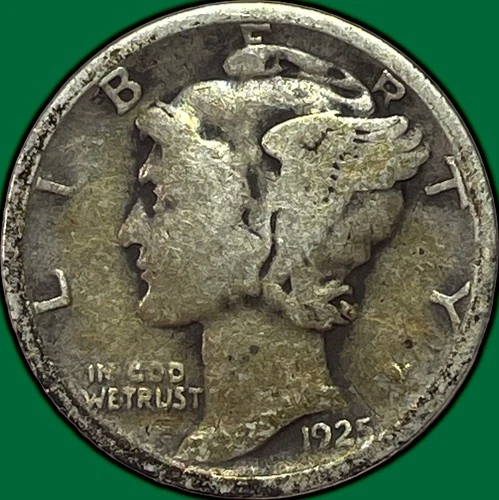 1925-D Mercury Dime Very Good VG Coin #36893