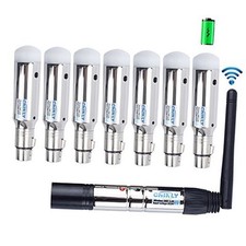 8pcs DMX512 DMX Dfi DJ 2.4G 7 Charging Wireless Receiver Built-in Battery 1