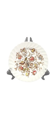 7 Johnson Brothers England Staffordshire Bouquet Bread Dessert Plates 6 1/4” - Picture 2 of 9