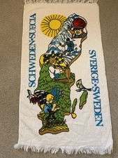 Made in USA Vintage Beach Towel Sweden Cannon Swedish