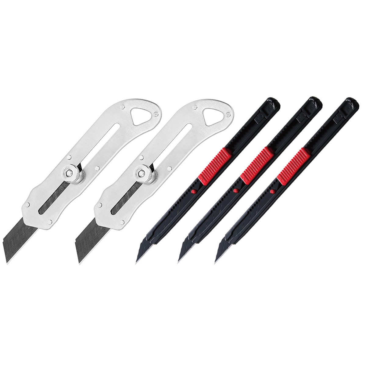 Box Cutter Knife Handle Adjustable Length Blacke Heavy Duty Rust Resistance US