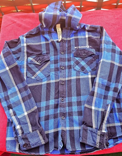 Burberry Boys/ Youth Long Sleeve Shirt, Size L, Great Condition, 100% Cotton