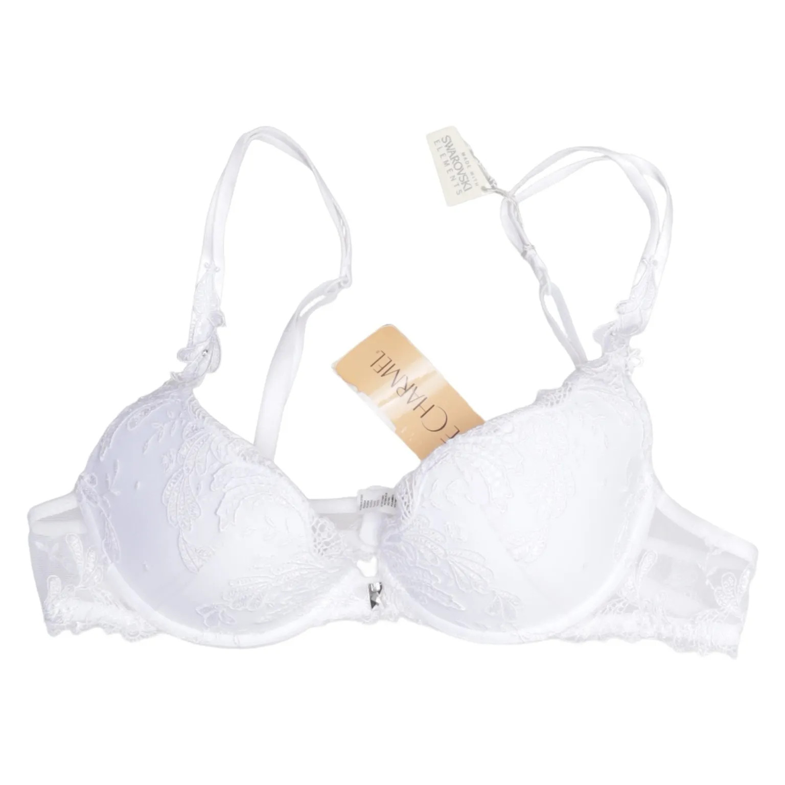 Lise Charmel, BH, Größe: 75A, Weiß, Elasthan/Polyamid/Polyester, Blumen #I7E
