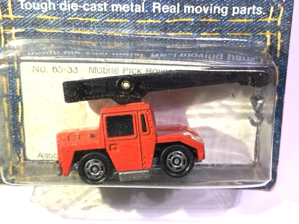 De colección 1974 Tomica Tomy Pocket Cars Móvil Pick Rover Grúa Sellada en Blister Foto 2 de 4