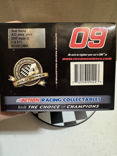 AUTOGRAPHED Kevin Harvick #33 Jimmy John’s 2009 Impala 1/24 Nascar Diecast READ* - Picture 10 of 11