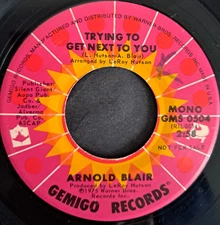 northern soul Arnold Blair Trying to get next to you  PROMO EX condition