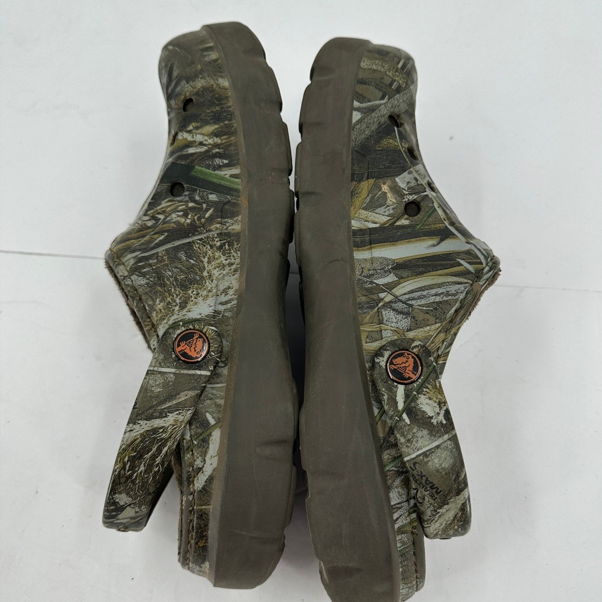 Crocs Mens Camo Clogs Size 11 Fleece Lined Outdoor Slip On Slipper Hunting Crocs Offroad Sport Camo Clogs M 6/W 8 Cobblestone | eBay main image 4