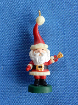 Hallmark 1998 Kringle Bells Santa Miniature Member Christmas Ornament