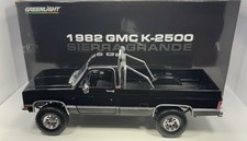 GREENLIGHT 1/18 Scale 1982 GMC -2500 “Sierra Grande” Black Version 