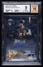2018 Topps Chrome Rookie Auto Austin Meadows #RA-AUM BGS 9 MINT Auto ib6