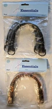  JoAnn Sew Essentials Purse Handles for DIY Tortoise Shell, Dark Wood Grain NIP