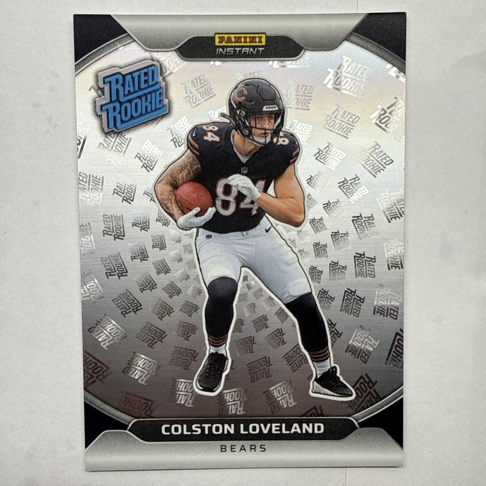 Colston Loveland Panini Instant NFL Rated Rookie Holoflex #RRH5 Base