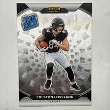 2025 Panini Instant Colston Loveland Rated Rookie Holoflex Silver Parallel 17/99