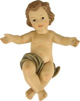 Heiligenfigur Jesuskind 30 Cm Handbemalt Polyresin Deko Figur