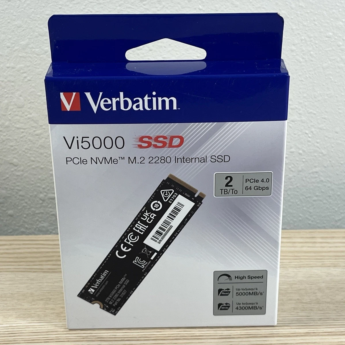 Verbatim 2TB Storage Capacity Hard Drives (HDD, SSD & NAS) for 