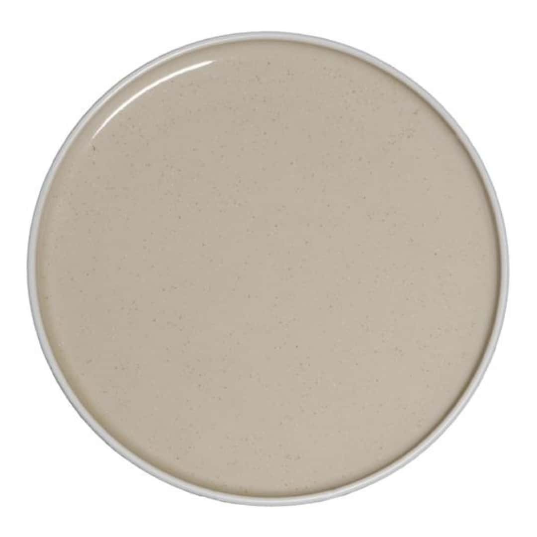 Sandy Beige Dessert Bread Plate Medri Stoneware 6.1In Restaurant Appetizer