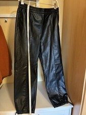 Zara Lederhose Kunstlederhose M schwarz