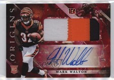 2018 Panini Origins Rookie Red 9/99 Mark Walton #124 Jumbo Patch Auto 0u1n