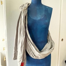 Sakura Bloom Grey Baby Carrier Sling with Adjustable Ring