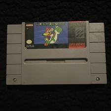 Super Mario World SNES 1991 Authentic Game Cartridge Only Tested Works