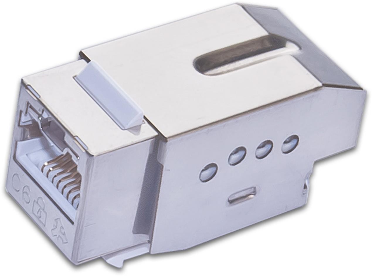Modulo Keystone RJ45 Cat6 10G con Blocco - Proteggi la tua LAN
