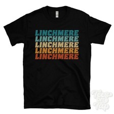 LINCHMERE RETRO STYLE 5 LINES T-SHIRT haslemere west sussex hometown uk