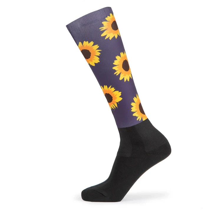 Childs Aubrion Horse Riding Socks Hyde Park Shires  Sunflower -  Size 10.5 - 3.5