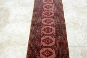 6X2 1900's AUTHENTIC ANTIQUE HAND KNOTTED VEGETABLE DYE BOKHARA DISTRESSED RUG