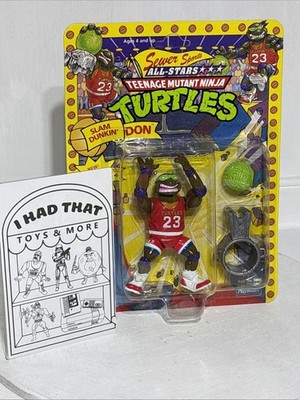 TMNT ミュータント タートルズ / Slam Dunkin' Don /美品 Teenage Mutant Ninja Turtles Classic Sewer Sports All-Stars Slam