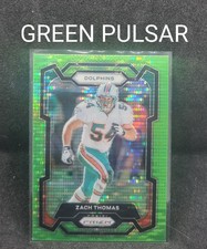 2023 PRIZM ZACH THOMAS NEON GREEN PULSAR  #181. DOLPHINS