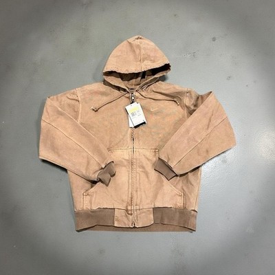Nike Life Heavyweight Canvas Work Jacket Hoodie Hemp Men Small NWT FZ6575-200