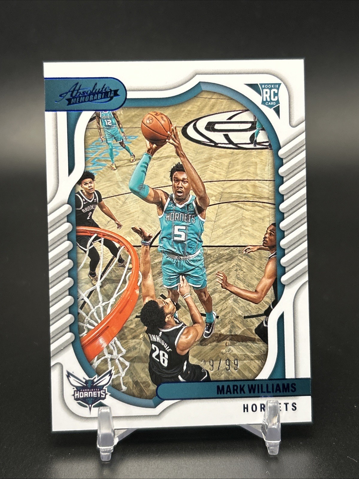 2022-23 Panini Chronicles Absolute Blue /99 Mark Williams #112 Rookie RC