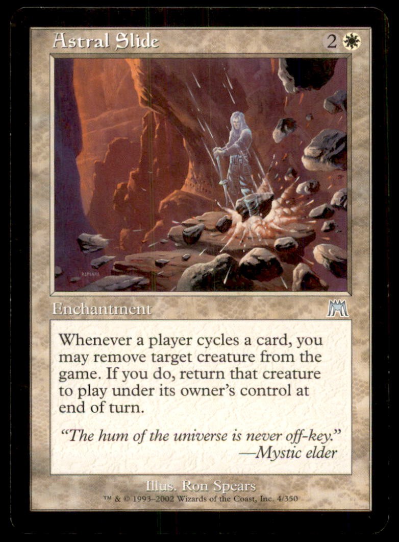 Astral Slide LP Light Play Onslaught MTG [10612]