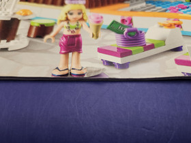 2013 Lego Friends 41008 HEARTLAKE CITY POOL 99% COMPLETE w Fig + Manual NO BOX