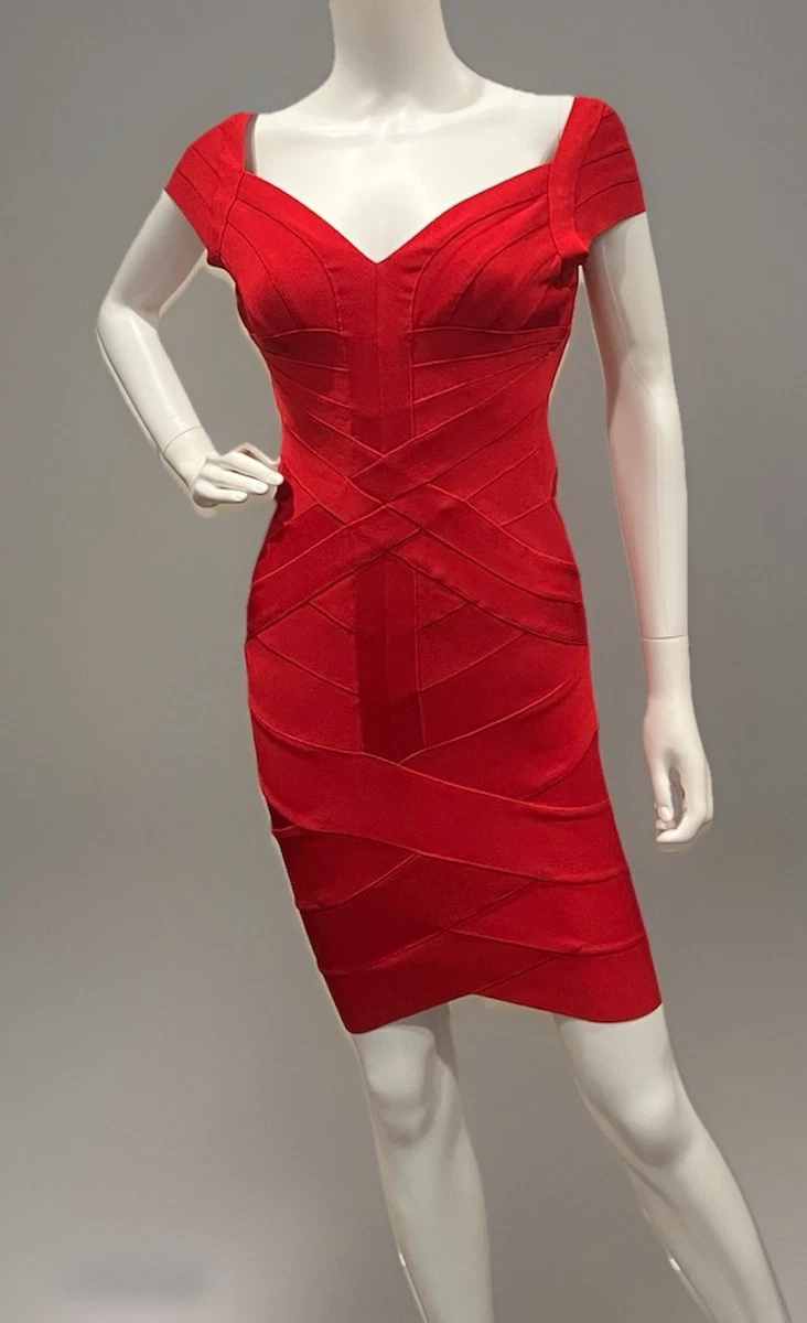Herve Leger Women's Red for sale - eBay
