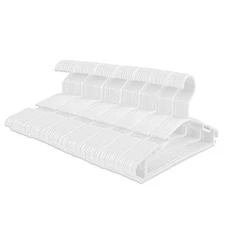  Baby Hangers Plastic Kids Hangers Clothing Toddler Hanger 100 100PCS White