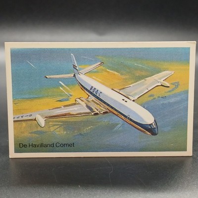 World Of Speed DE HAVILLAND COMET Vtg Tobacco Cigarette Card