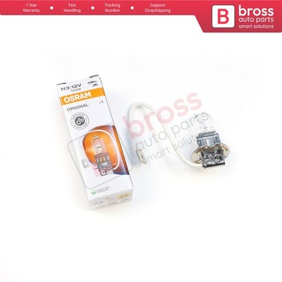 OSRAM 64151 H3 12V 55W PK22s Halogen Bulb for Headlight Fog Lamp Trailer