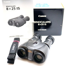 656 Canon 8x25 IS Binoculars **EXC+3** Image Stabilized BOXED STRAP Ship by DHL