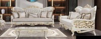 Sofagarnitur 3+3 Sitzer Barock Sofas Luxus Set Garnitur Wohnzimmer Rokoko MöBel