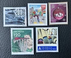 Lot of 5 Swiss Stamps Year 2024 - On Fragment - Briefmarks Z90