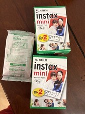 Fujifilm Instax Mini Twin Pack Instant Film Sealed Expired 12/2020 - 2 Boxes