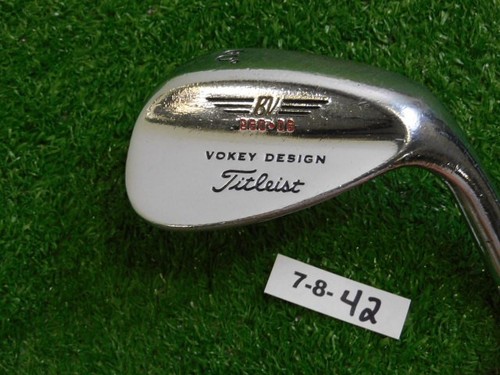 Titleist Vokey Chrome série 200 60* 06* Lob Wedge Dynamic Gold Steel
