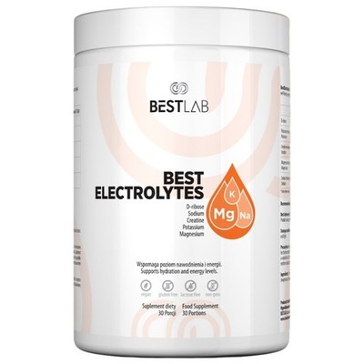 BestLab BestElectrolytes, Elektrolyte, Kreatin und D-Ribose, 225 g