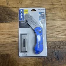 New Kobalt Folding Carpet Knife 212240 (11 Blades Included)