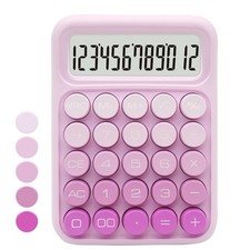 Gradient Pink Calculator, Standard Calculator,12 Digit Display and Big Button...