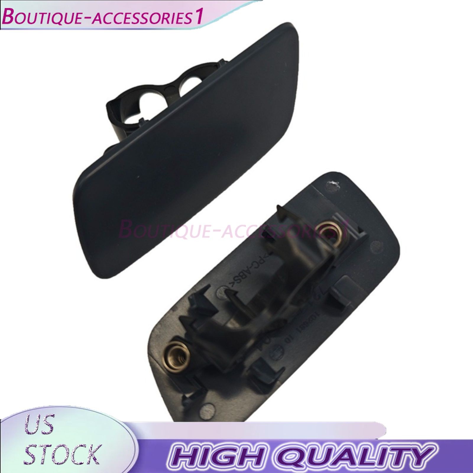 Right & Left Headlight Washer Cover 61677244960 Fits For 10-18 Rolls-Royce Ghost