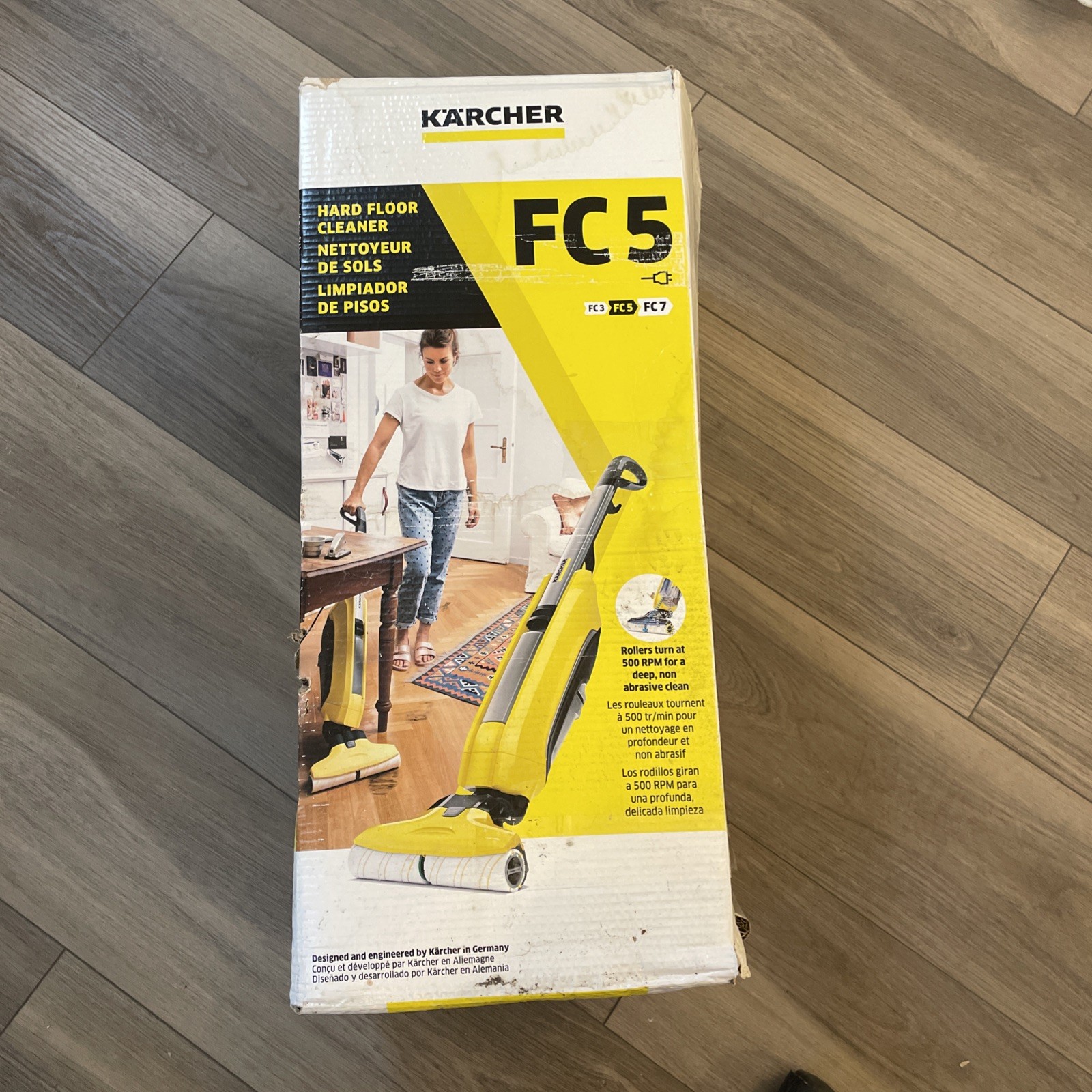 K&auml;rcher FC 5 Hard Floor Cleaner Wood Tile Corded Brand New 