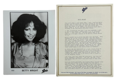 Betty Wright Promo Photo Bio Press Kit
